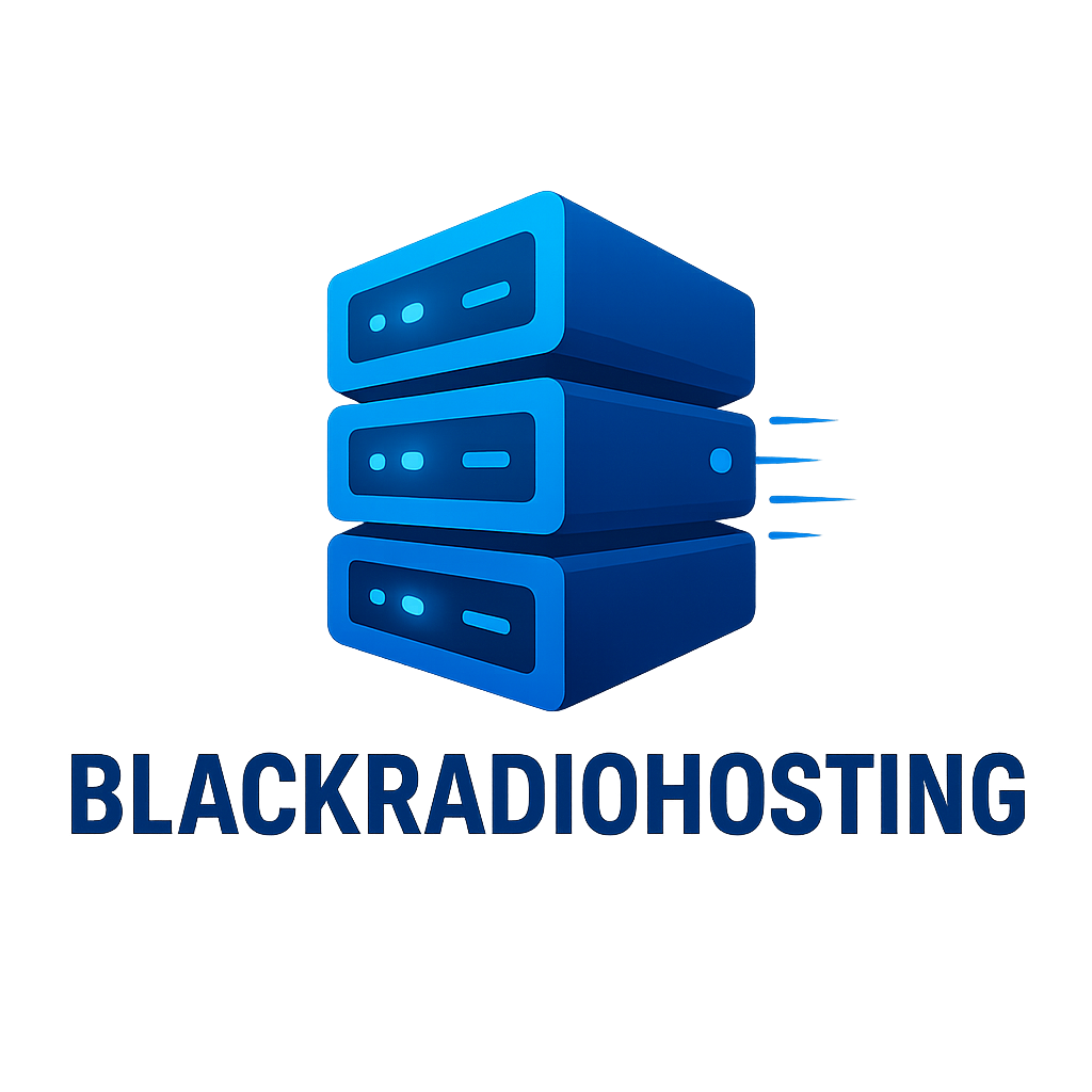 Blackradiohosting Logo